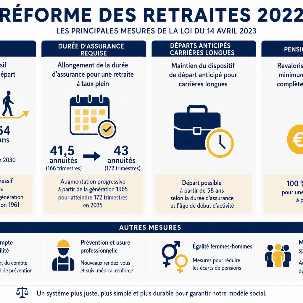 Réforme des retraites 2022 expliquée
