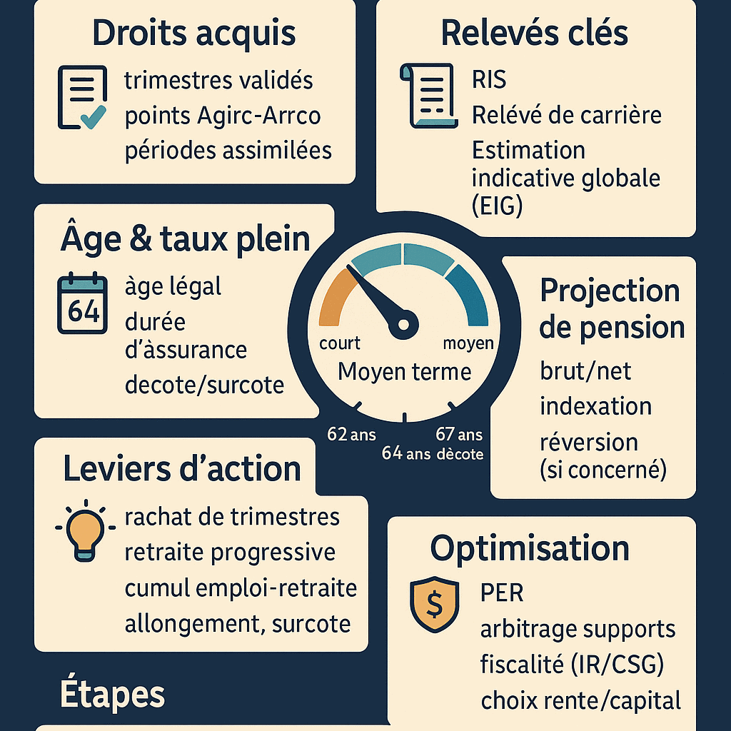 bilan retraite, taux plein