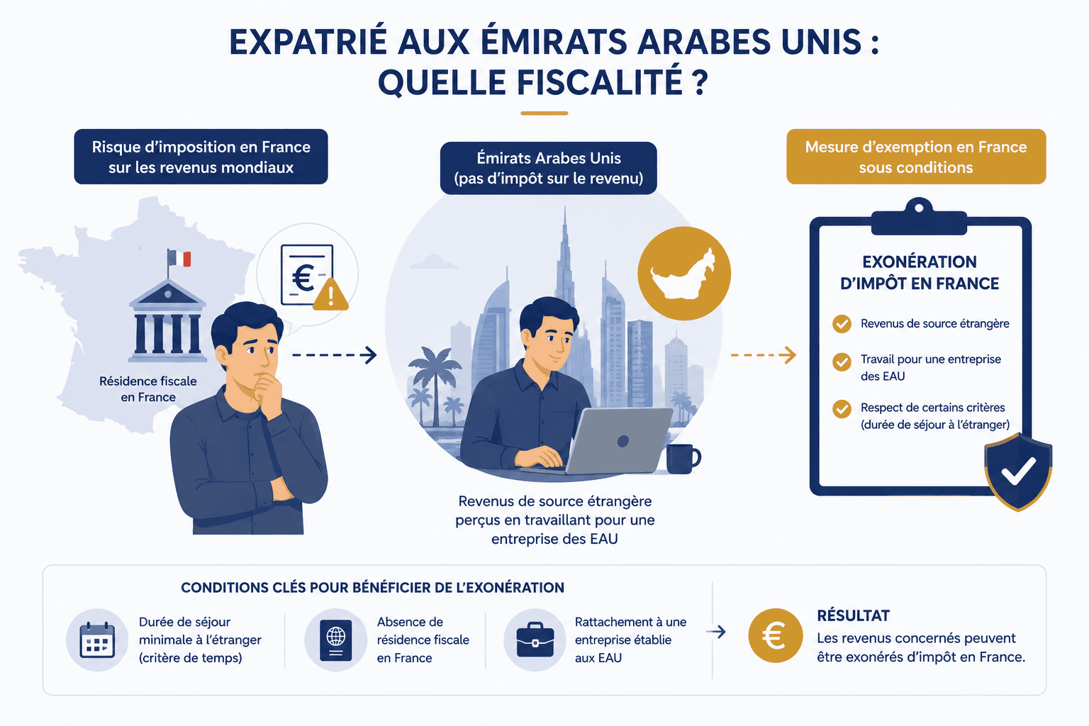 fiscalité expatriés emirats arabes unis