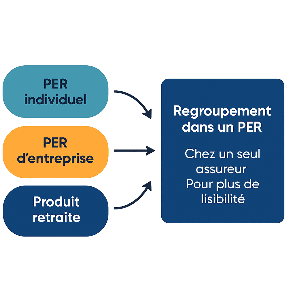 regroupement de contrats de retraite supplémentaire