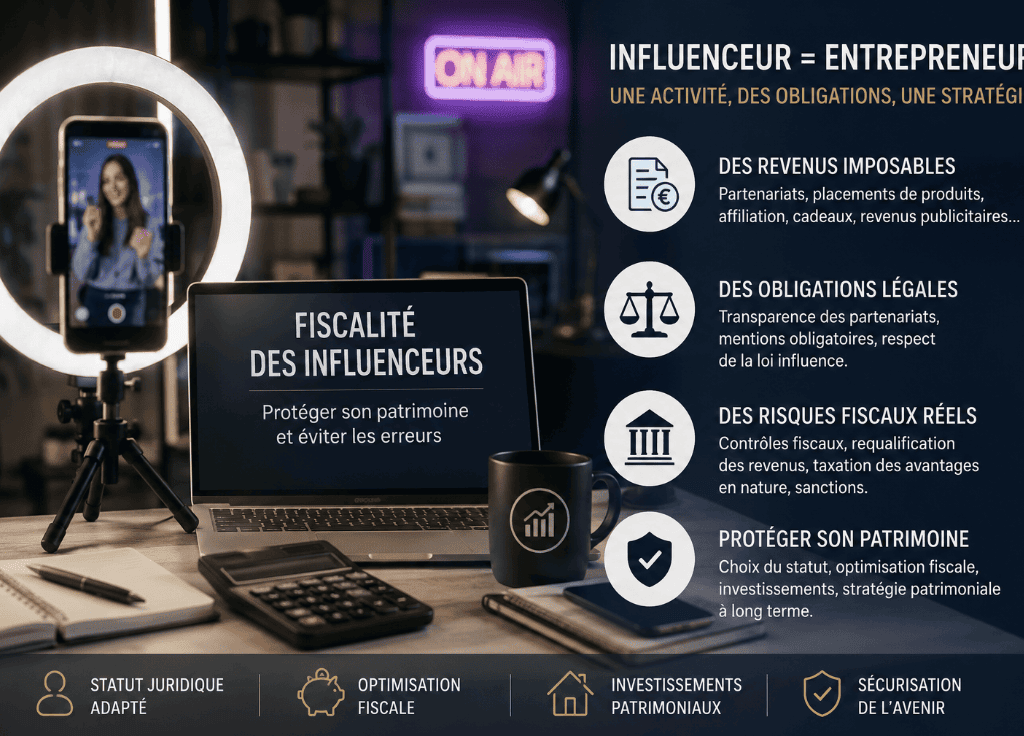 fiscalité des influenceurs