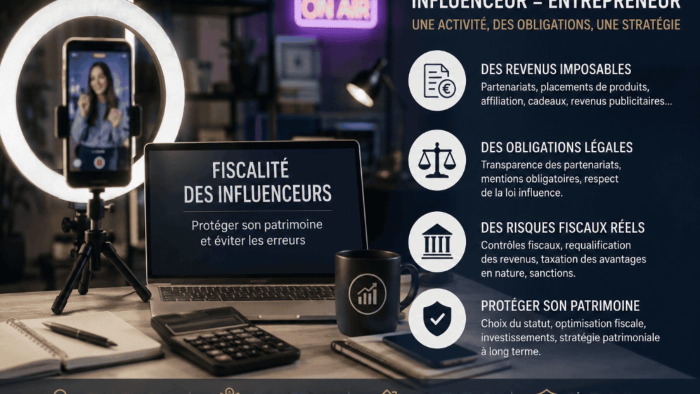 fiscalité des influenceurs