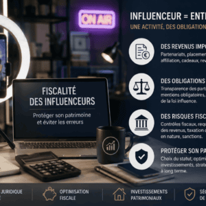 fiscalité des influenceurs