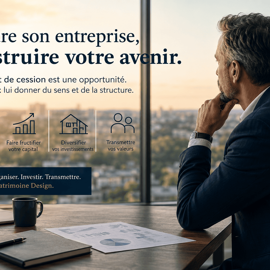 produit de cession de la vente de son entreprise