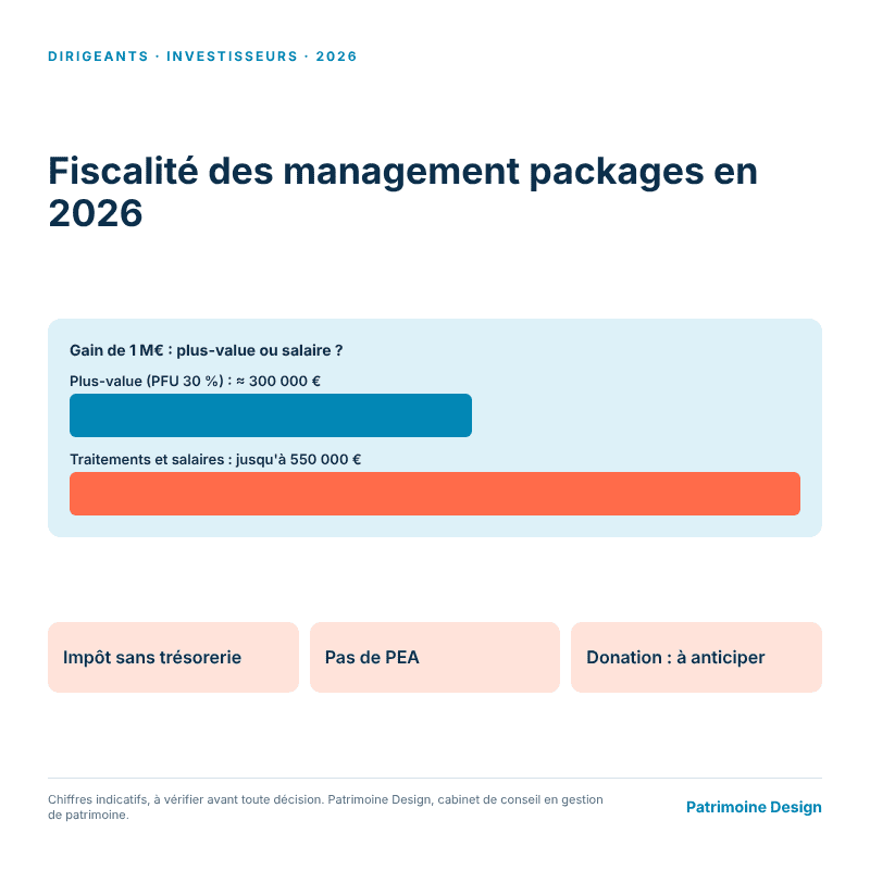 Fiscalité des management packages en 2026 le guide complet pour les dirigeants et investisseurs