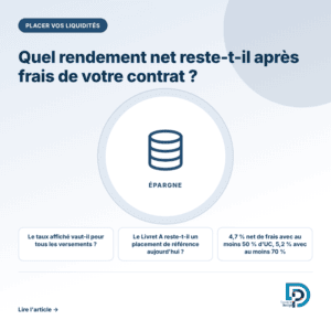 Le rendement net du fonds en euros après les frais du contrat