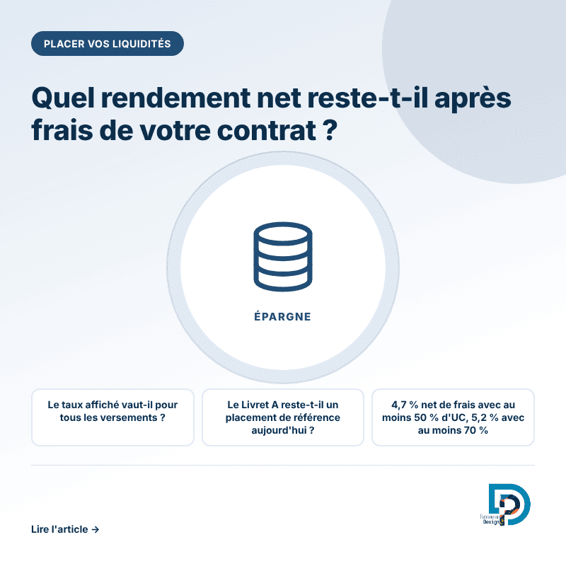 Le rendement net du fonds en euros après les frais du contrat