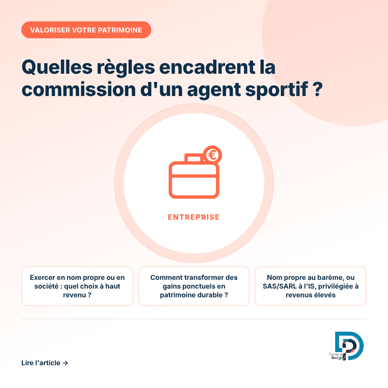 Les règles qui encadrent la commission d'un agent dans le sport professionnel