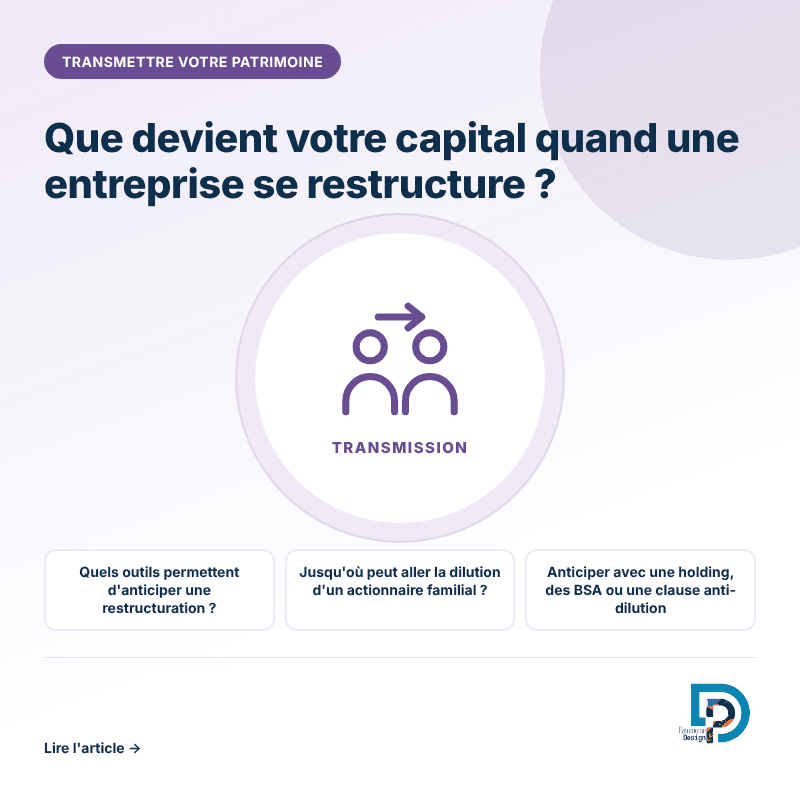 Le sort du capital des actionnaires quand une entreprise se restructure
