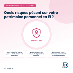 Les risques pour le patrimoine personnel en entreprise individuelle
