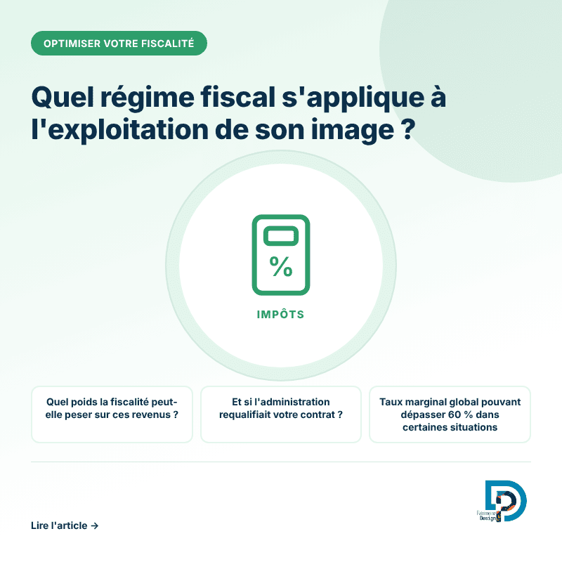 La fiscalité des revenus tirés de l'exploitation de son image
