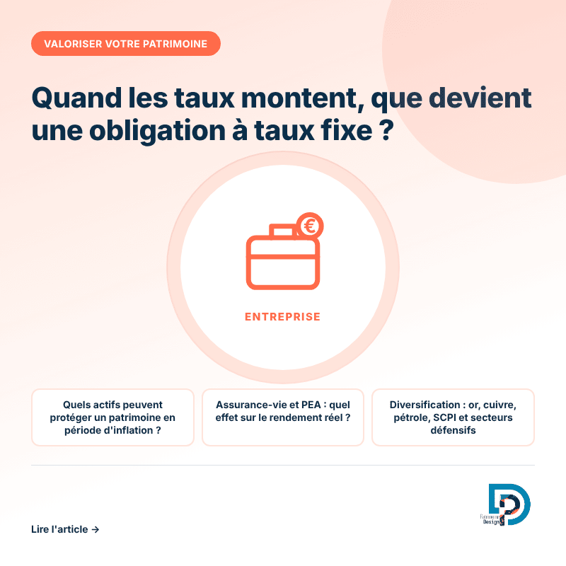 Les obligations à taux fixe face à l'inflation et à la hausse des taux