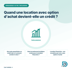 La location financière avec option d'achat et sa frontière avec le crédit