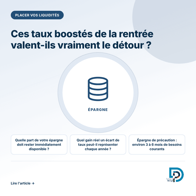 Placement financier, ce que valent vraiment les taux boostés de la rentrée