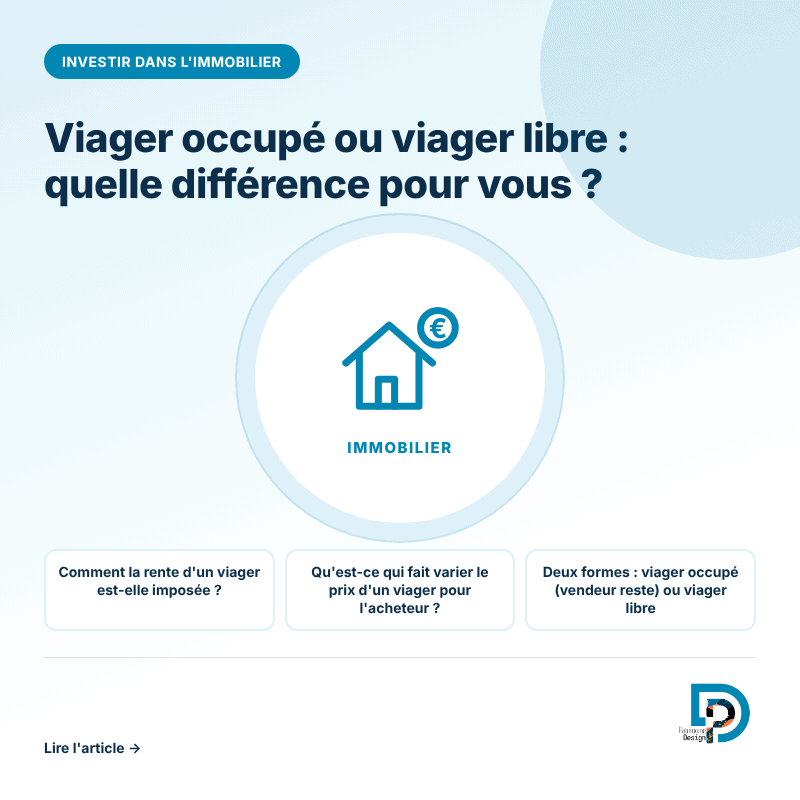 Viager occupé ou viager libre, les différences pour l'acheteur comme pour le vendeur